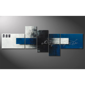 East Urban Home 5-tlg. Gerahmtes Leinwandbild-Set Endless Sky | Wayfair.de